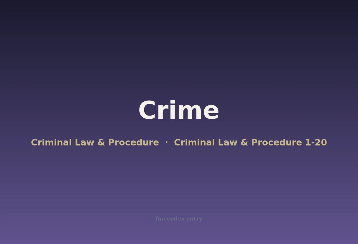 Crime